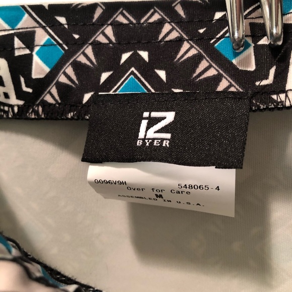 Tribal purple and blue pencil skirt - Picture 4 of 5